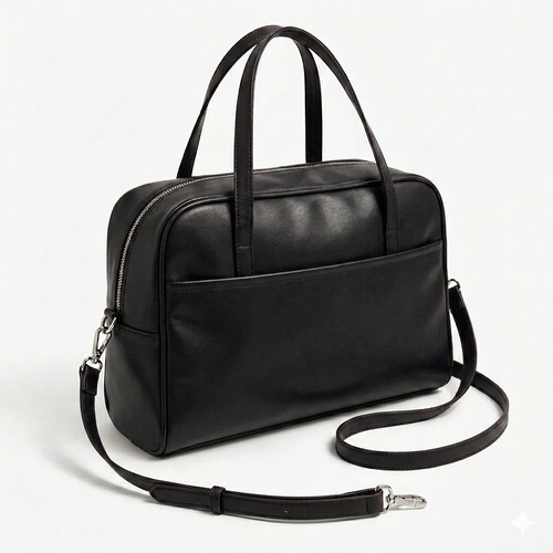 Cabas Femme Grande Capacité – Cuir PU Vintage, Bandoulière Réglable