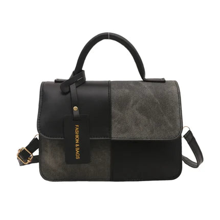 Mini Sac Messager Femme Color-Block – Bandoulière Réglable, Style Coréen